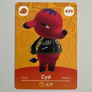 Animal Crossing Amiibo Card - Cyd - 429